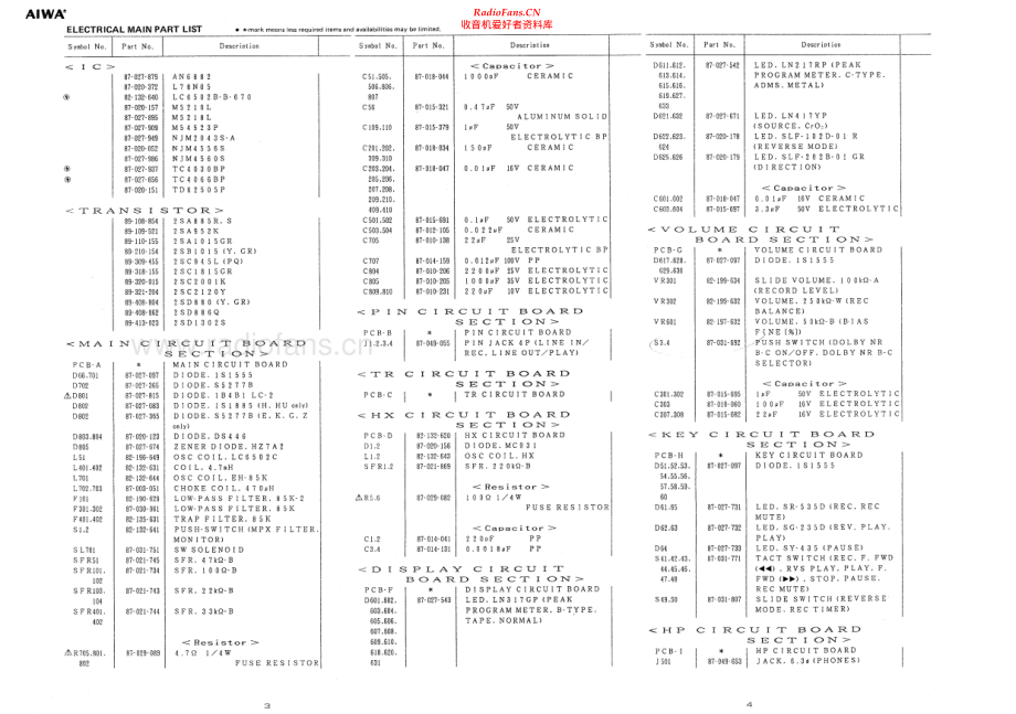 Aiwa-ADR650-tape-sm维修电路原理图.pdf_第3页