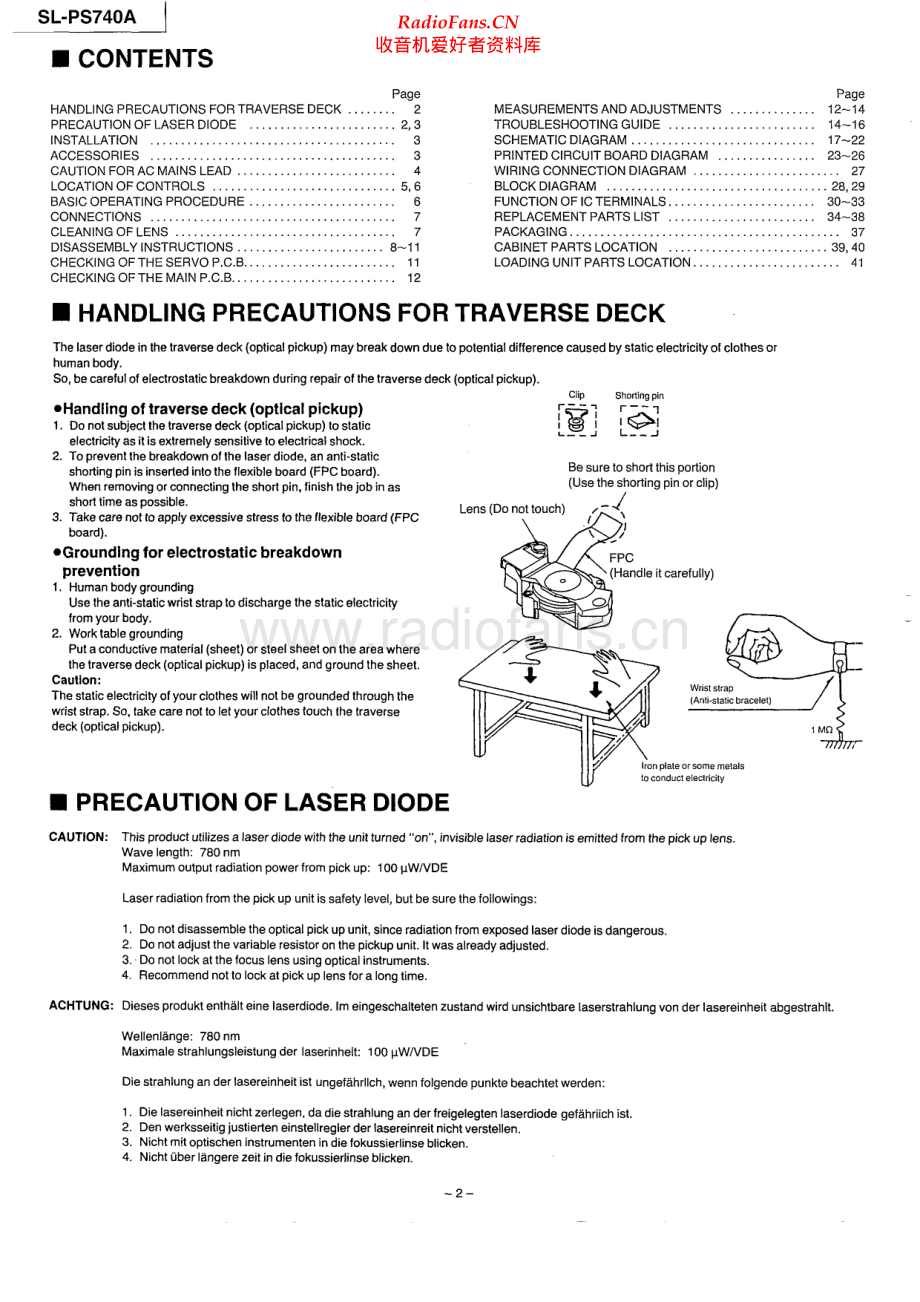 Technics-SLPS740A-cd-sm(1) 维修电路原理图.pdf_第2页