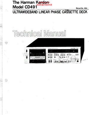 HarmanKardon-CD491-tape-sm维修电路原理图.pdf