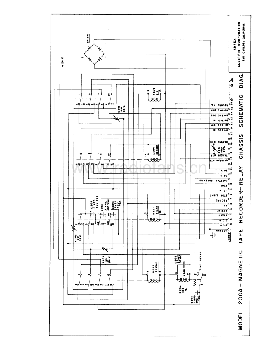 Ampex-200A-tape-sch维修电路原理图.pdf_第3页