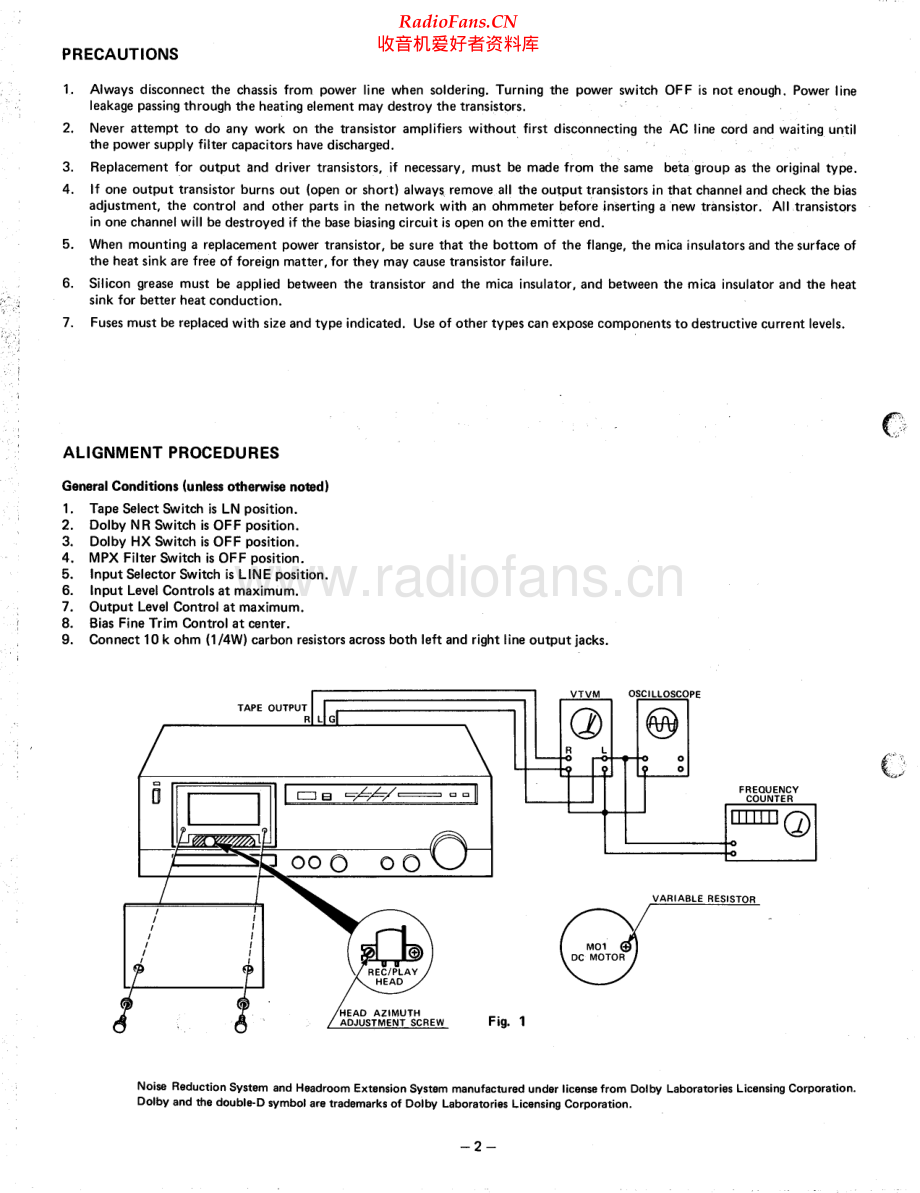 HarmanKardon-HK200XM-tape-sm维修电路原理图.pdf_第2页