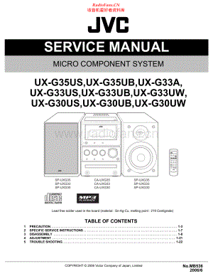 JVC-UXG35-cs-sm 维修电路原理图.pdf