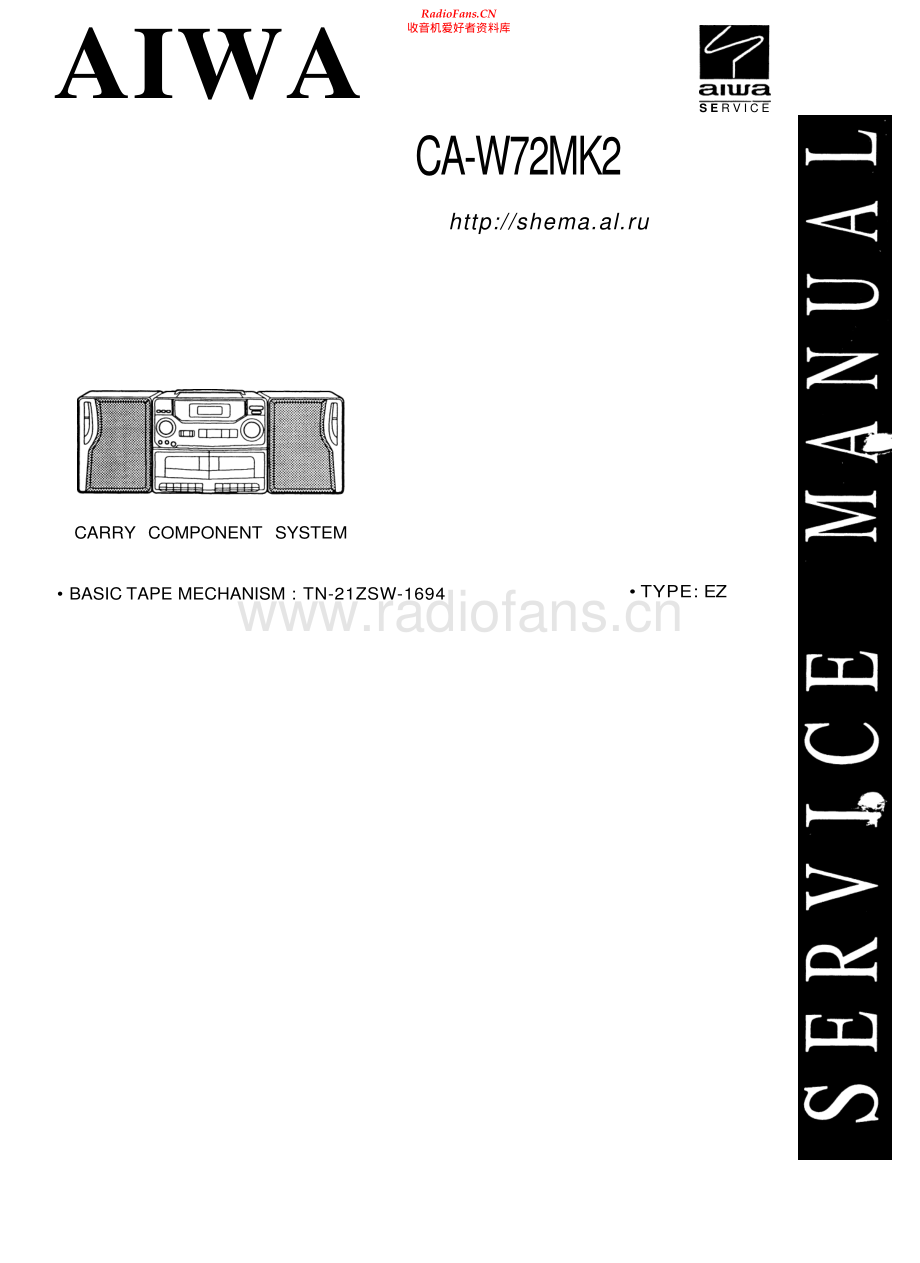 Aiwa-CAW72_MK2-cs-sm维修电路原理图.pdf_第1页