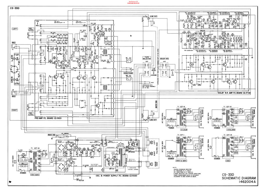 Akai-CS33D-tape-sm4维修电路原理图.pdf_第2页