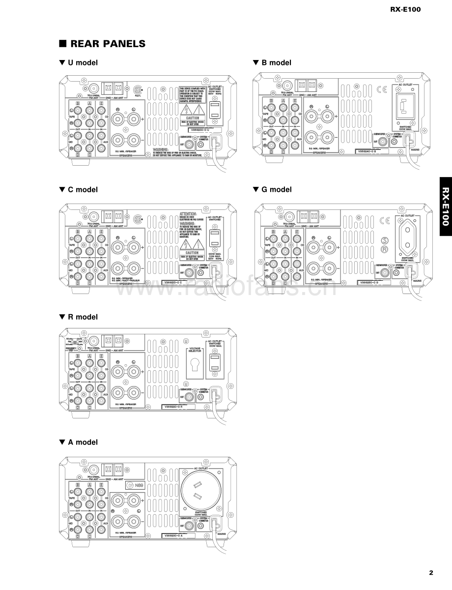 Yamaha-CRXE100-cs-sm 维修电路原理图.pdf_第3页