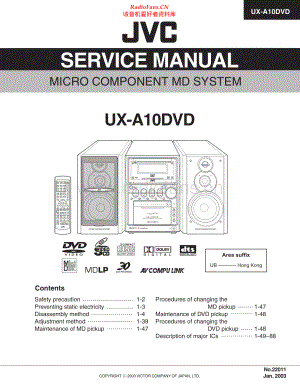 JVC-UXA10-cs-sm 维修电路原理图.pdf