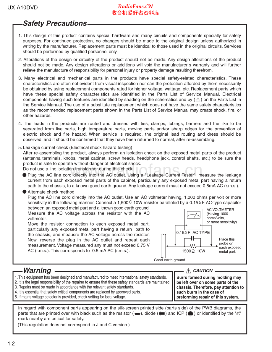 JVC-UXA10-cs-sm 维修电路原理图.pdf_第2页