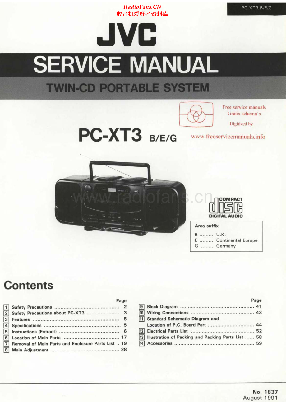 JVC-PCXT3-cs-sm 维修电路原理图.pdf_第1页