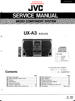 JVC-UXA3-cs-sm 维修电路原理图.pdf