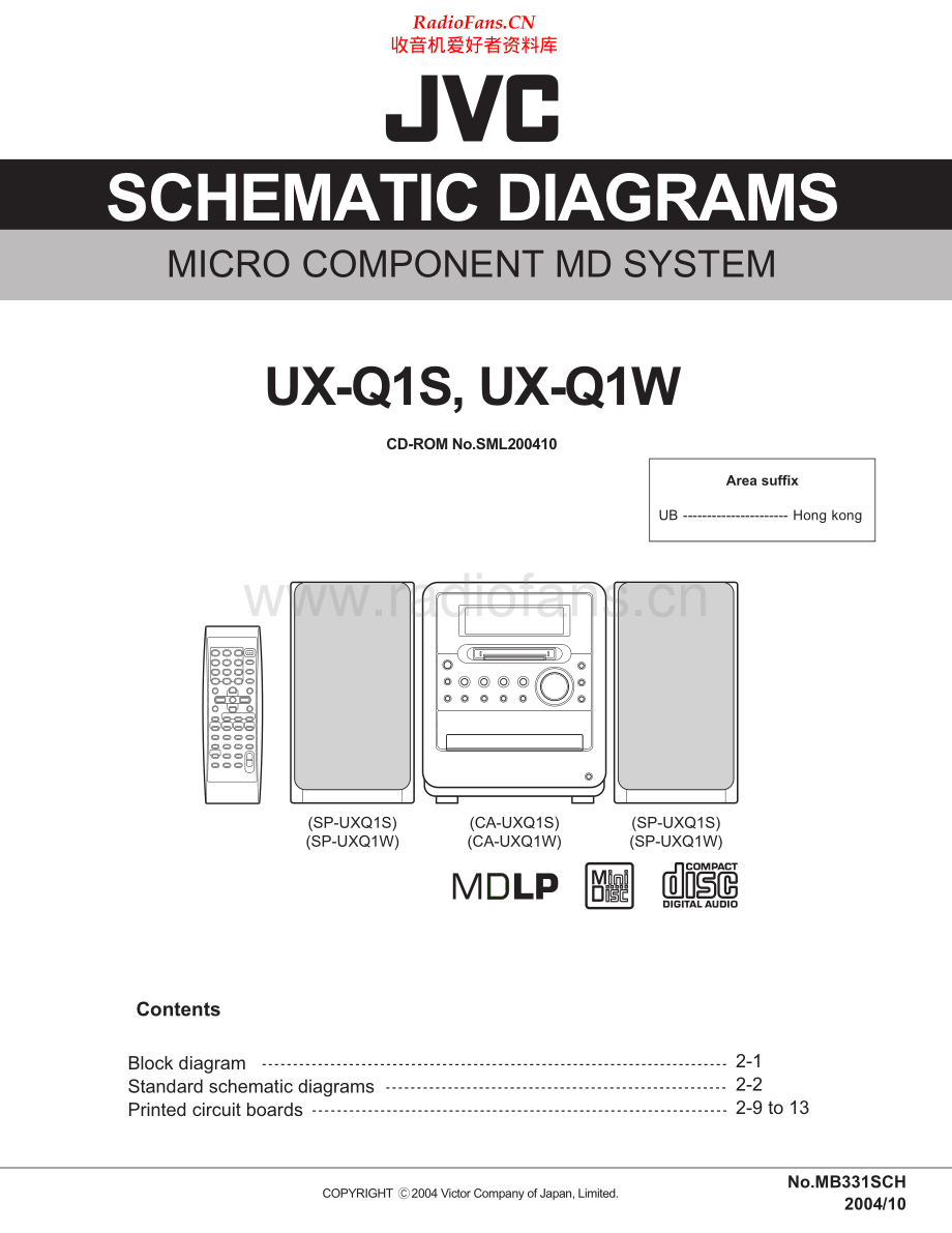 JVC-UXQ1-cs-sch 维修电路原理图.pdf_第1页