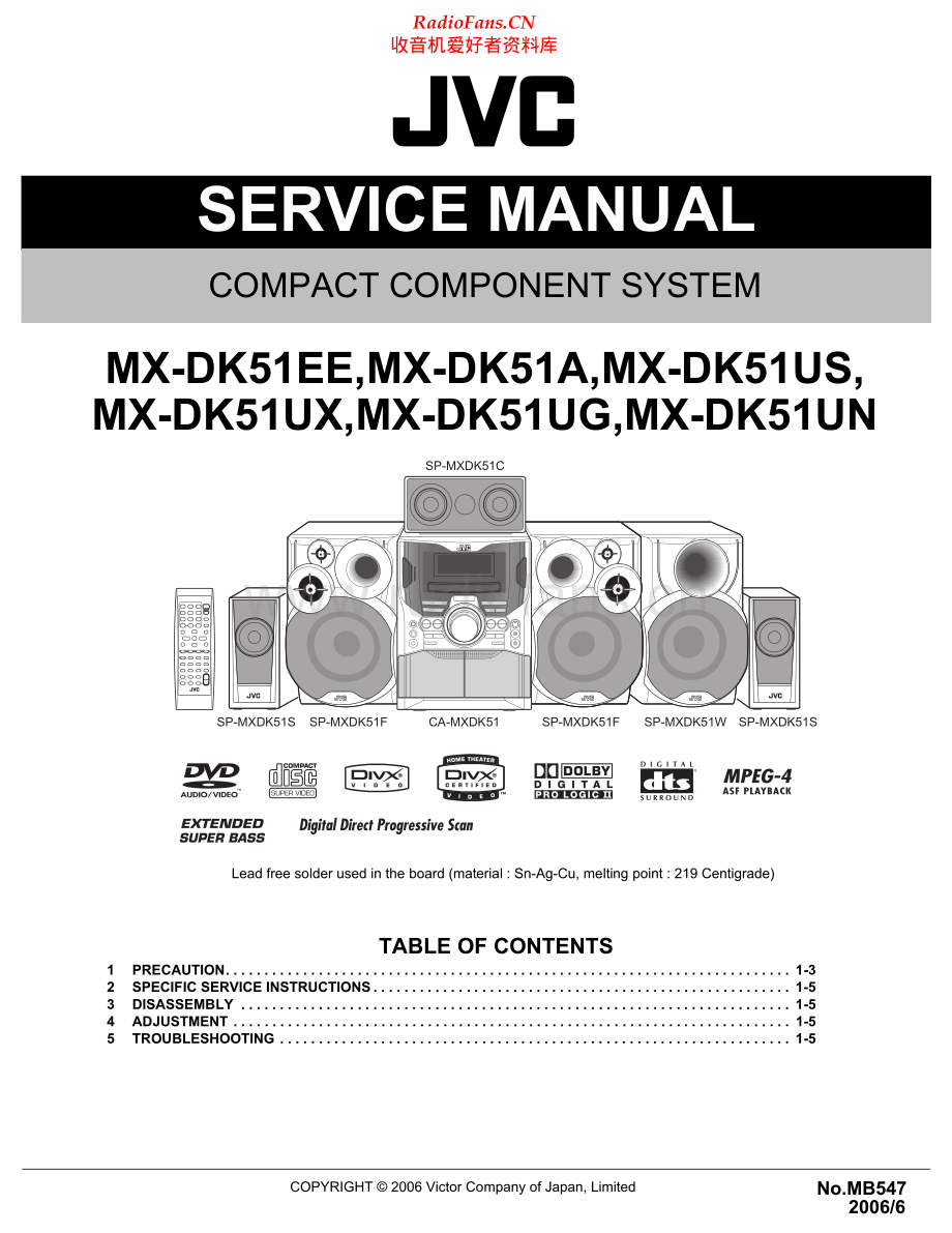 JVC-MXDK51-cs-sm 维修电路原理图.pdf_第1页