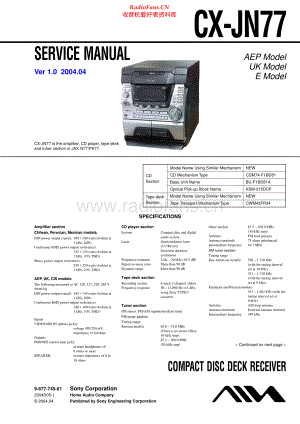 Aiwa-CXJN77-cs-sm维修电路原理图.pdf