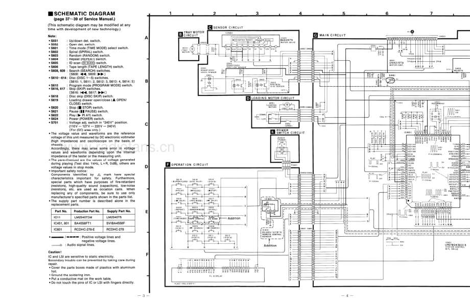 Technics-SLPD847-cd-ssm 维修电路原理图.pdf_第3页