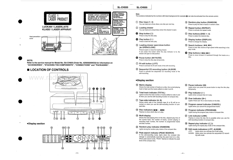 Technics-SLCH555-cd-sm 维修电路原理图.pdf_第3页