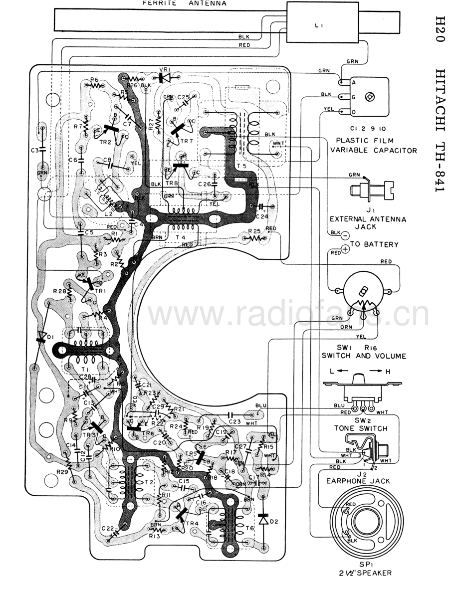 Hitachi-TH841-pr-sch 维修电路原理图.pdf_第3页