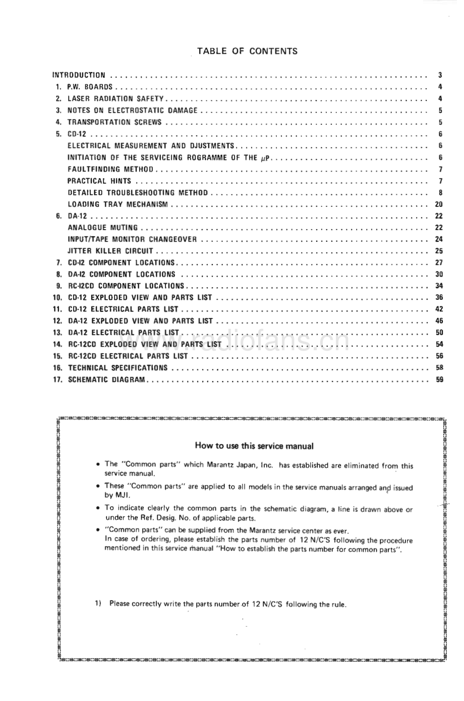 Marantz-CD12LE-cd-sm 维修电路原理图.pdf_第3页