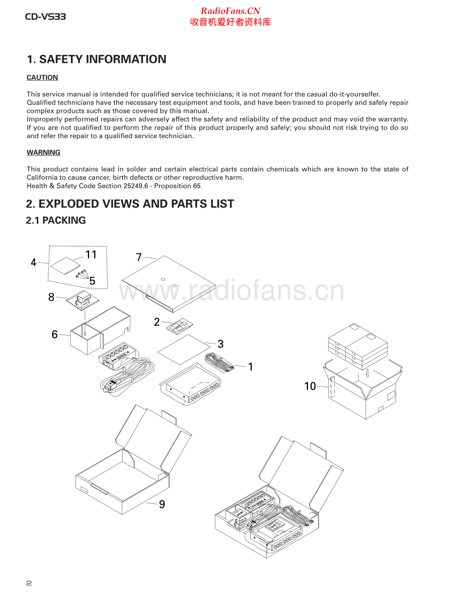 Pioneer-CDVS33-avs-sm 维修电路原理图.pdf_第2页