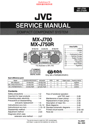 JVC-MXJ700-cs-sm 维修电路原理图.pdf