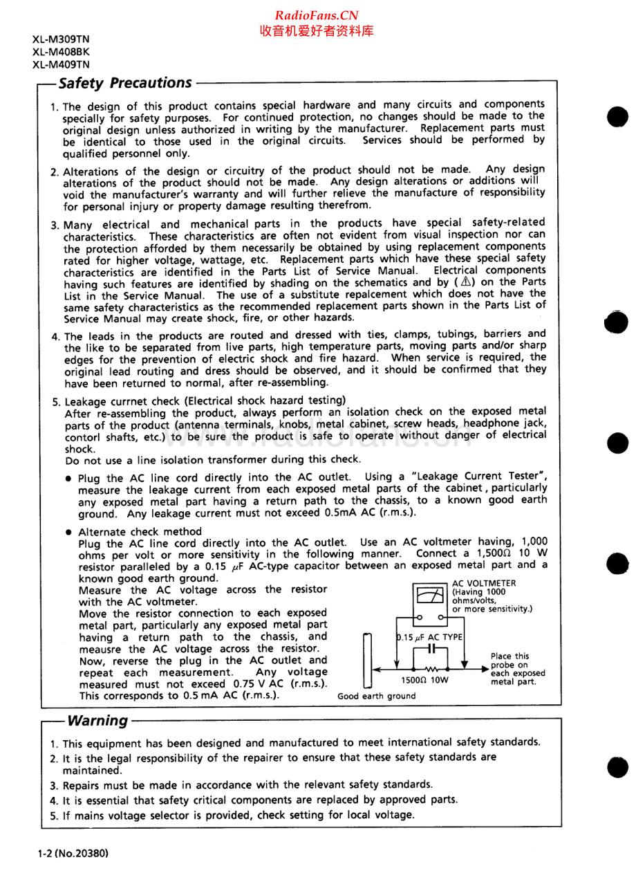 JVC-XLM408BK-cd-sm 维修电路原理图.pdf_第2页