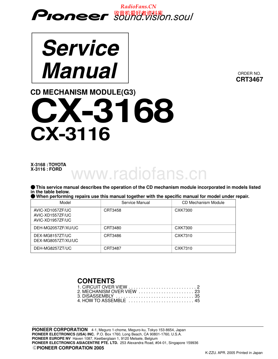 Pioneer-CX3168-cdm-sm 维修电路原理图.pdf_第1页