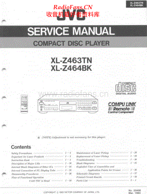 JVC-XLZ463TN-cd-sm 维修电路原理图.pdf