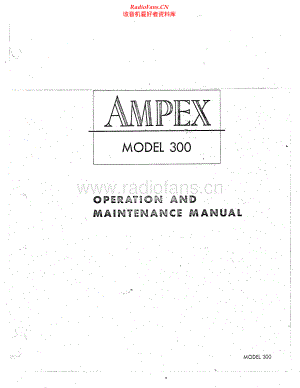 Ampex-300-1952-tape-sm维修电路原理图.pdf