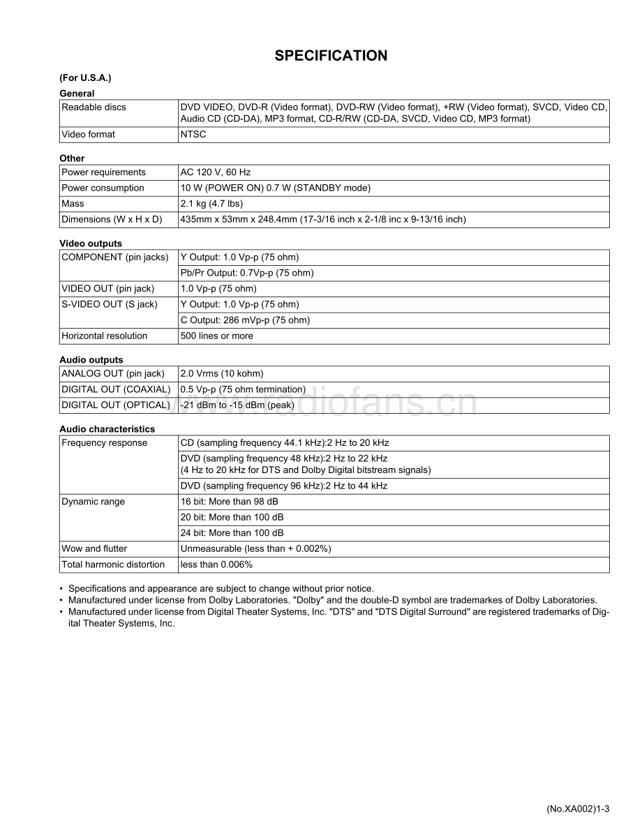 JVC-XVN33SL-cd-sm 维修电路原理图.pdf_第3页