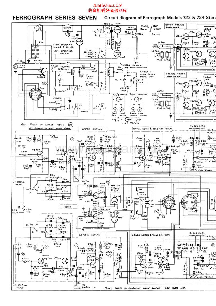 Ferguson-Ferrograph722-tape-sch维修电路原理图.pdf_第1页