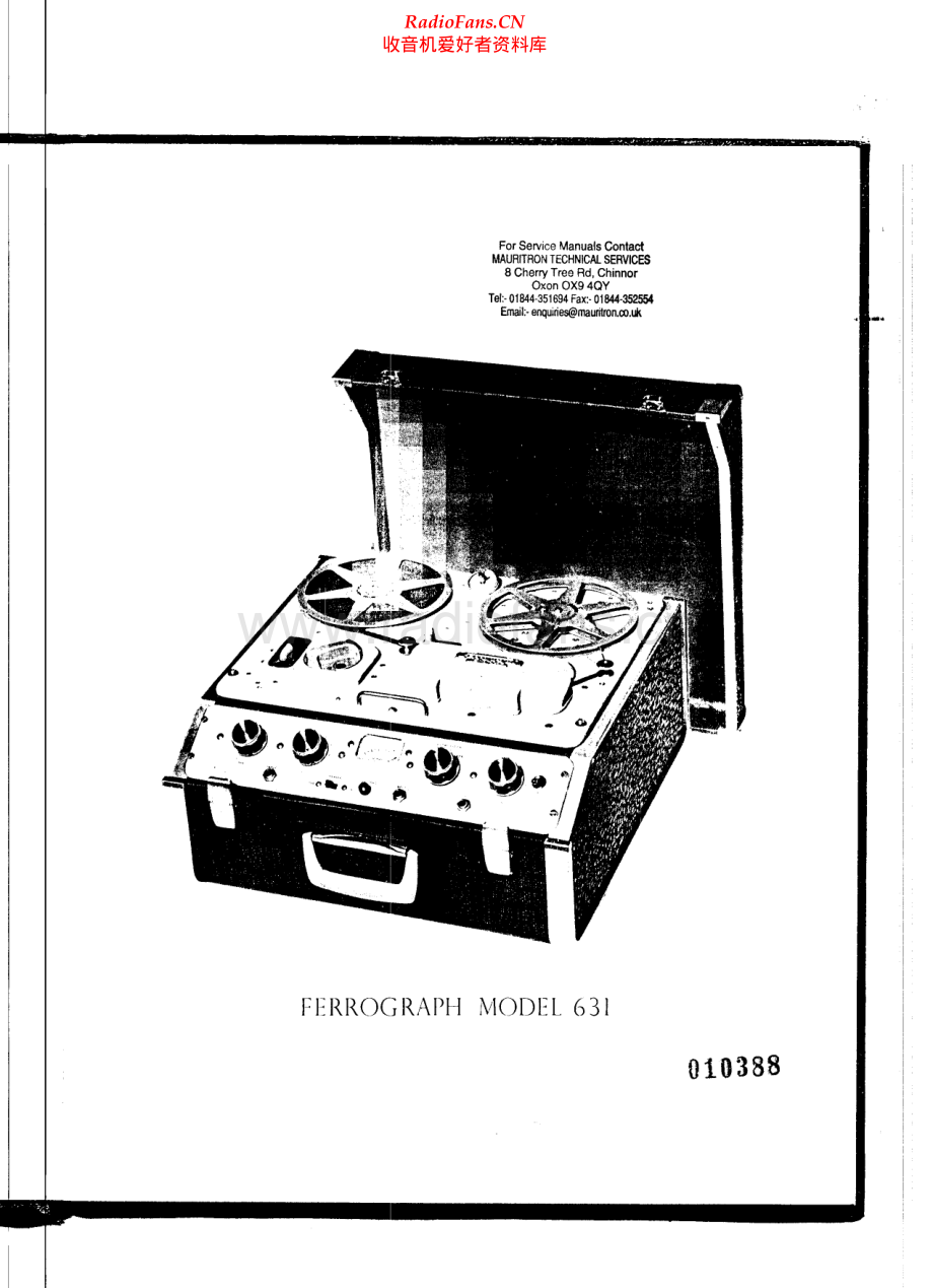 Ferguson-Ferrograph631-tape-sm2维修电路原理图.pdf_第1页