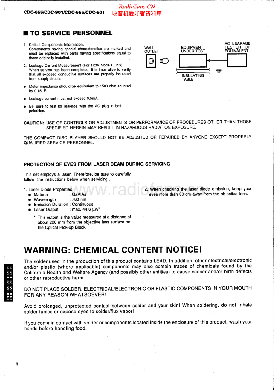 Yamaha-CDC555-cd-sm 维修电路原理图.pdf_第2页