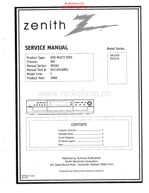 Zenith-DVC2550-dvd-sm 维修电路原理图.pdf