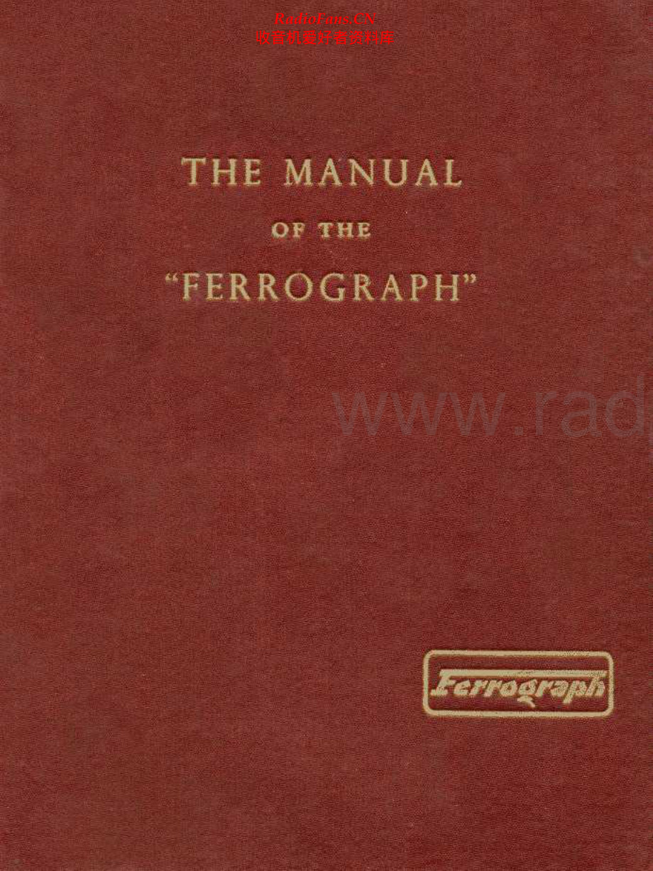 Ferguson-Ferrograph2A-tape-sm维修电路原理图.pdf_第1页