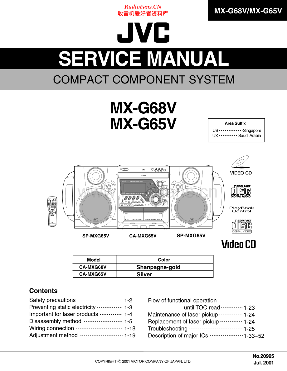 JVC-MXG65V-cs-sm 维修电路原理图.pdf_第1页