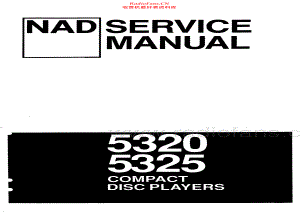 NAD-5325-cd-sm 维修电路原理图.pdf