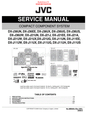 JVC-DXJ21-cs-sm 维修电路原理图.pdf