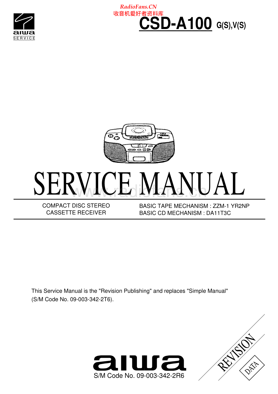 Aiwa-CSDA100-pr-sm1维修电路原理图.pdf_第1页