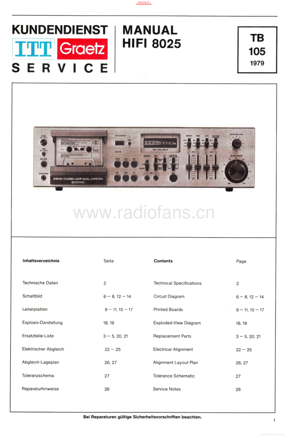 ITT-8025-tape-sm 维修电路原理图.pdf_第1页