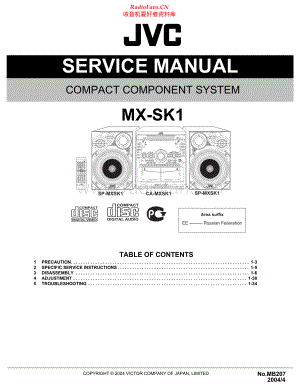 JVC-MXSK1-cs-sm 维修电路原理图.pdf