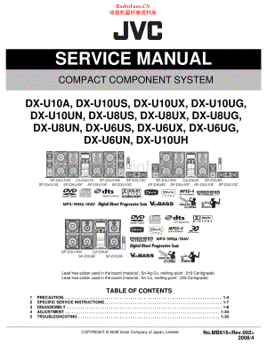 JVC-DXU6-cs-sm 维修电路原理图.pdf