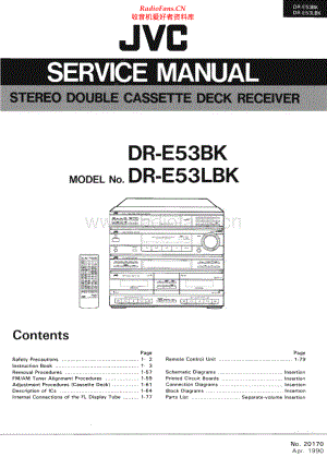 JVC-DRE53BK-cs-sm 维修电路原理图.pdf