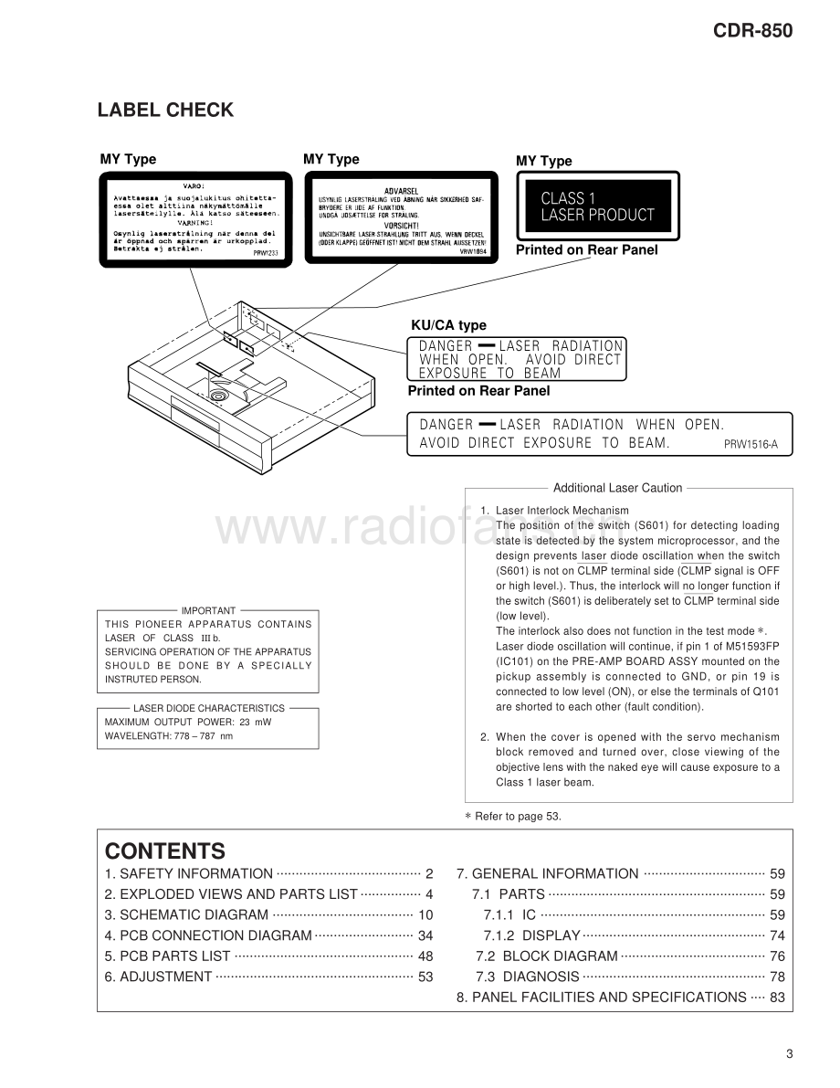 HHB-CDR850-cdr-sm 维修电路原理图.pdf_第3页