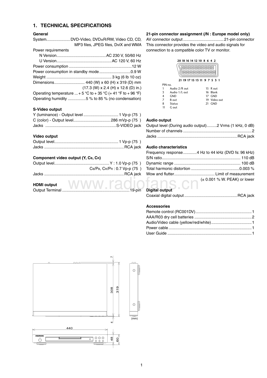 Marantz-DV3002-cd-sm 维修电路原理图.pdf_第3页