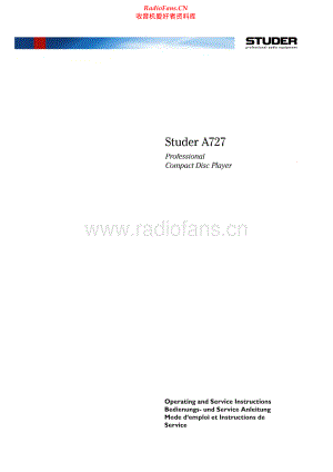 Studer-A727-cd-sm1 维修电路原理图.pdf