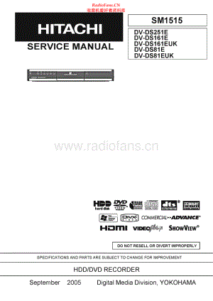 Hitachi-DVDS161-cd-sm 维修电路原理图.pdf