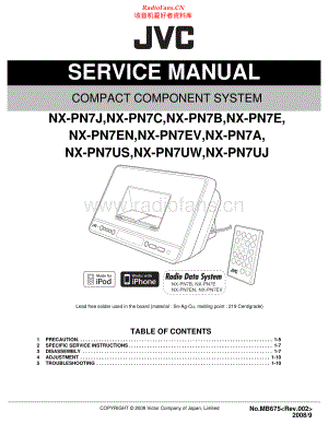 JVC-NXPN7-cs-sm 维修电路原理图.pdf