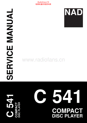 NAD-C541-cd-sm 维修电路原理图.pdf