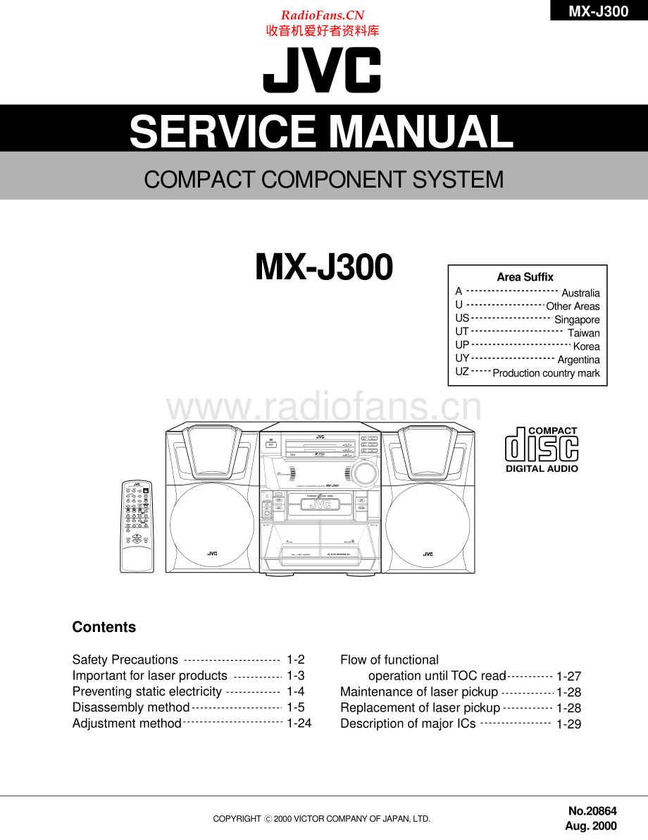 JVC-MXJ300-cs-sm 维修电路原理图.pdf_第1页