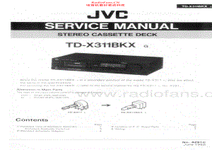 JVC-TDX311BKX-tape-sm 维修电路原理图.pdf