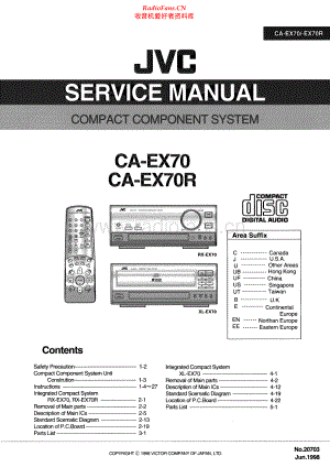 JVC-CAEX70-cs-sm 维修电路原理图.pdf