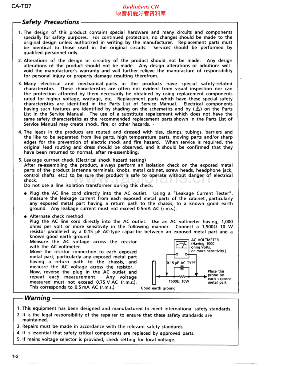 JVC-CATD7-cs-sm 维修电路原理图.pdf_第2页